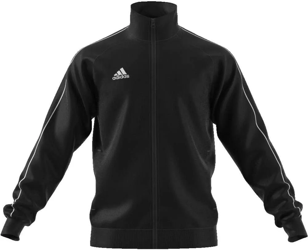 4 x Mens Adidas Core 18 Pes Zip Up Jacket Athletic Training Black/White