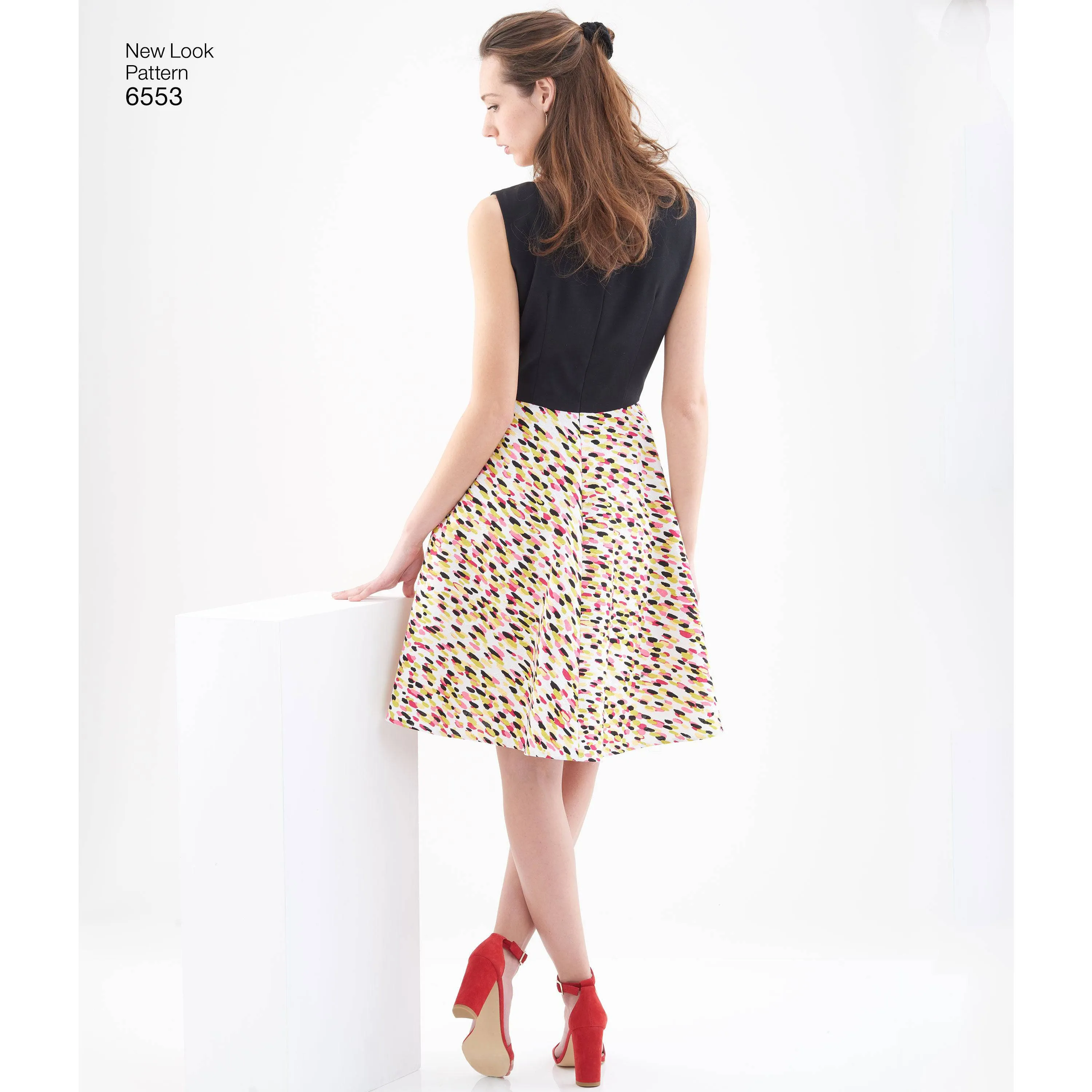 6553 New Look Pattern 6553 Women's Dress in Two Lengths