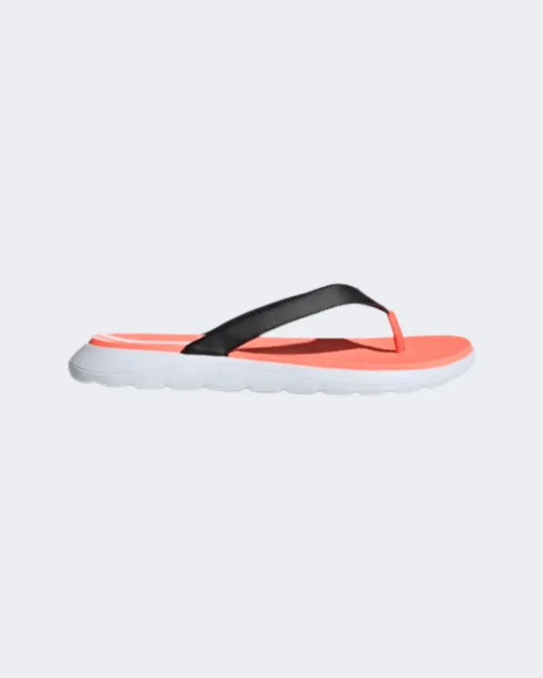 Adidas Comfort Women Swim Slippers Coral/Black/White