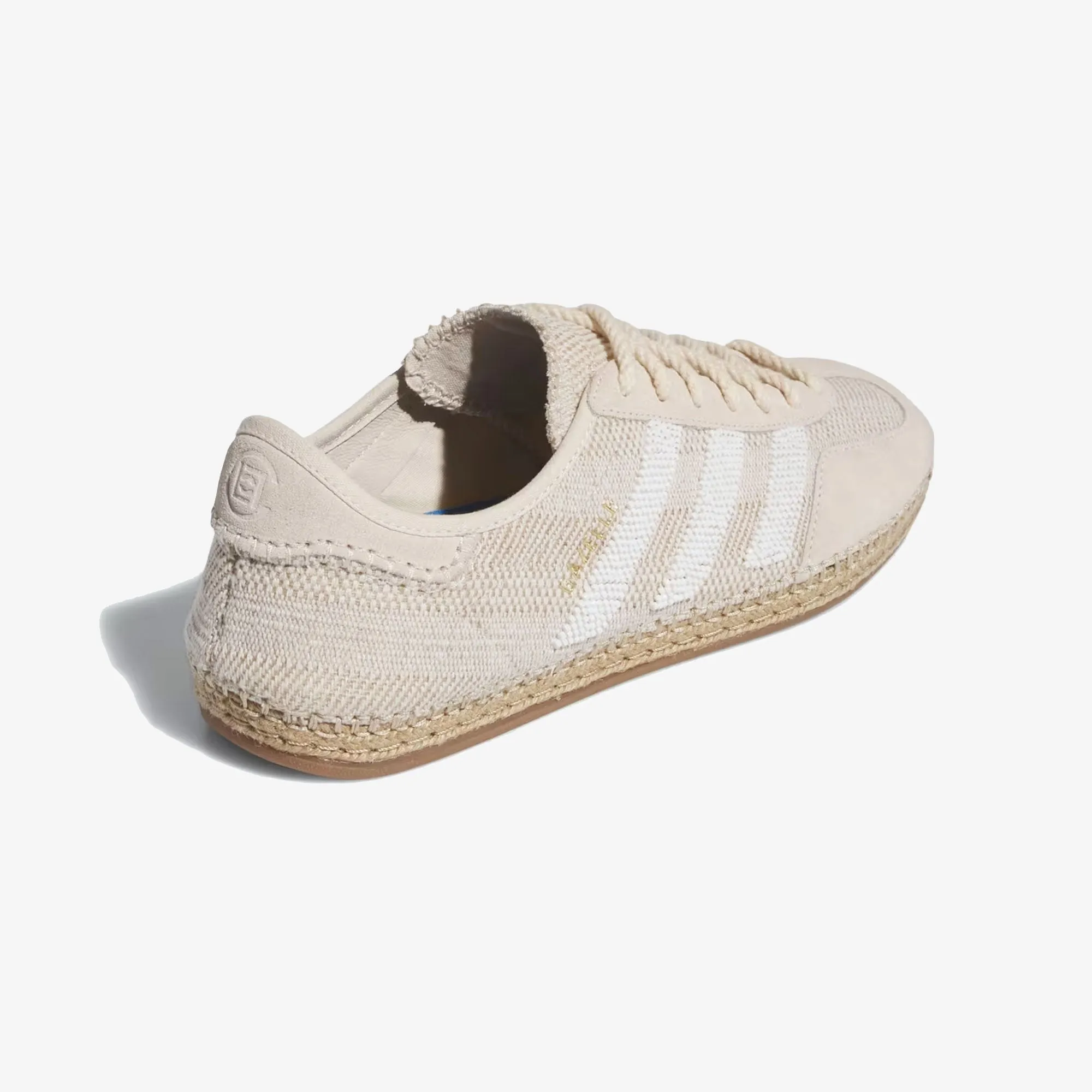 ADIDAS ORIGINALS | CLOT GAZELLE BY EDISON CHEN  { HALO IVORY /CLOUD WHITE/BLUE BIRD