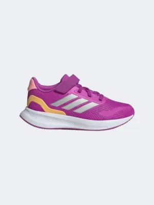 Adidas Runfalcon 5 Ps-Girls Running Shoes Purple/Silver