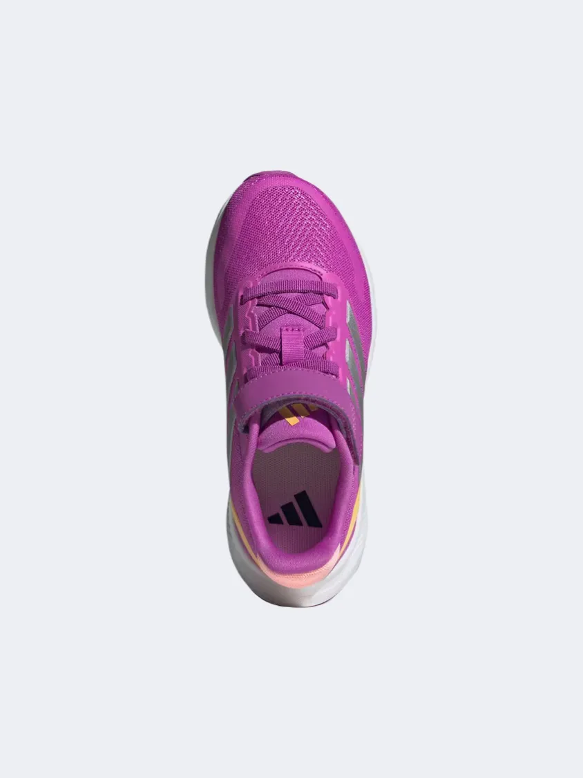 Adidas Runfalcon 5 Ps-Girls Running Shoes Purple/Silver