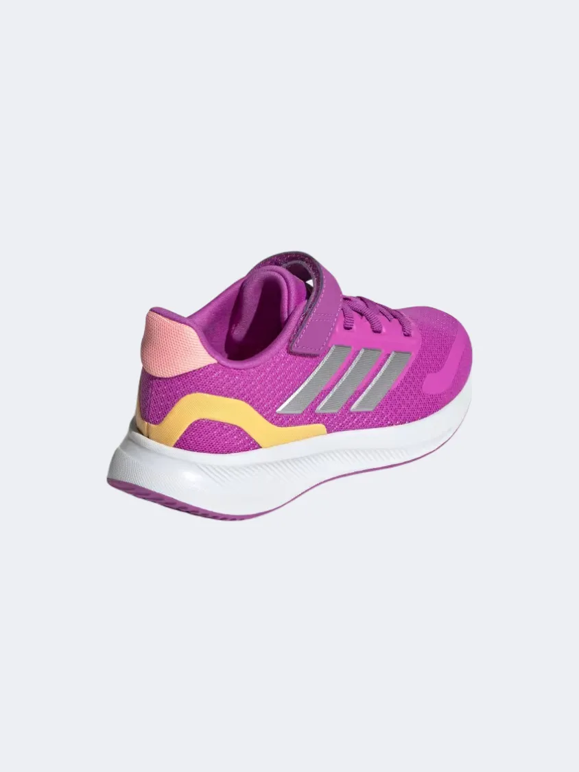 Adidas Runfalcon 5 Ps-Girls Running Shoes Purple/Silver