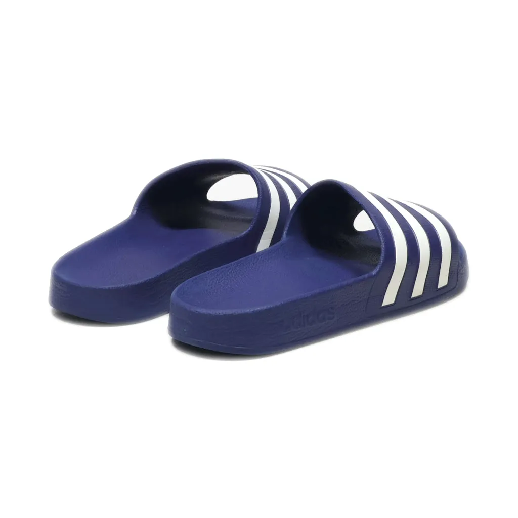 Adidas Slippers Rubber Blue Colour For Men