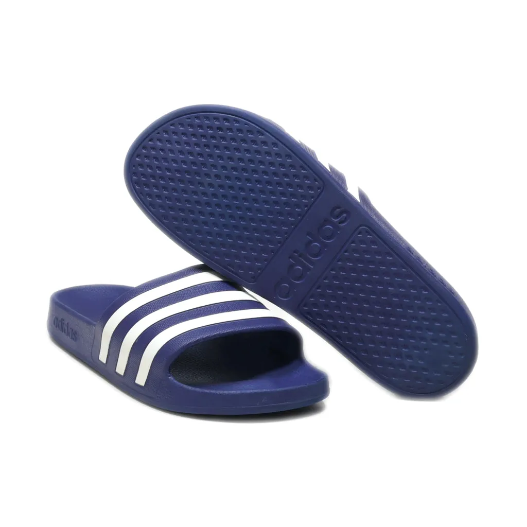 Adidas Slippers Rubber Blue Colour For Men