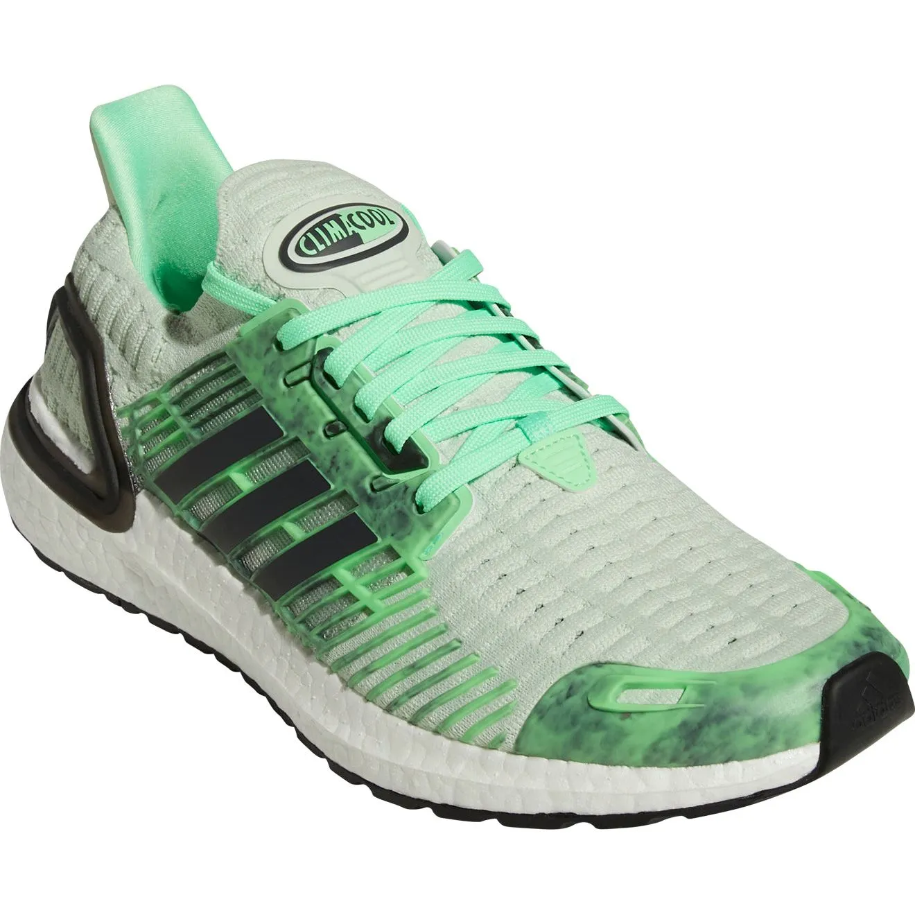 adidas Ultra Boost DNA ClimaCool Mens Running Shoes - Green