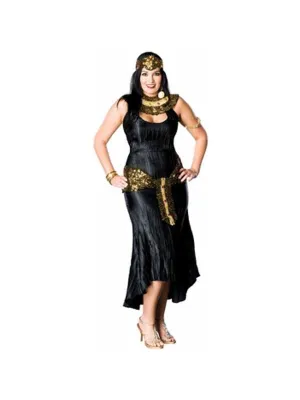 Adult Plus Size Black Cleopatra Costume