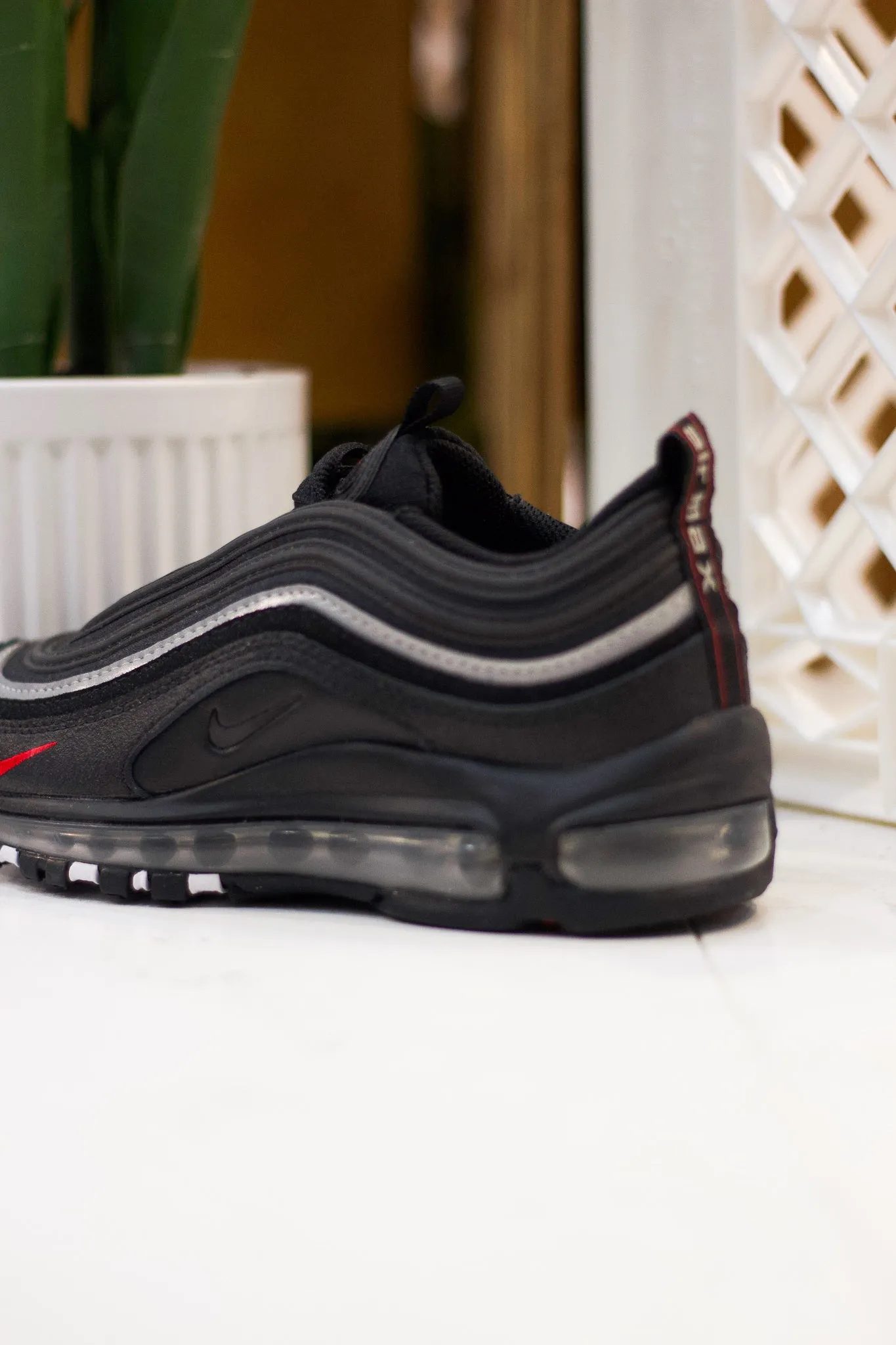 AIR MAX 97 (GS) "BLACK/RED"