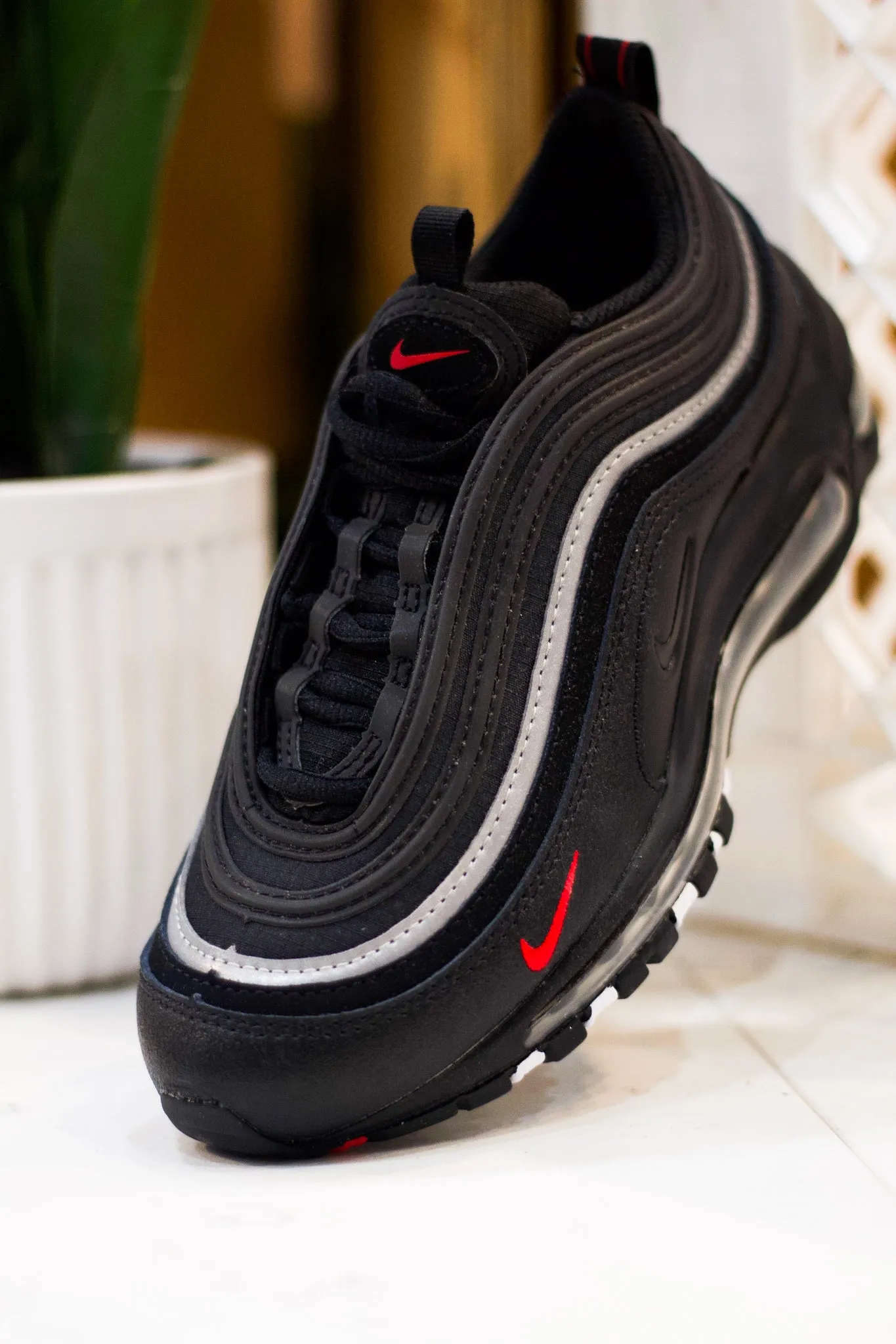 AIR MAX 97 (GS) "BLACK/RED"