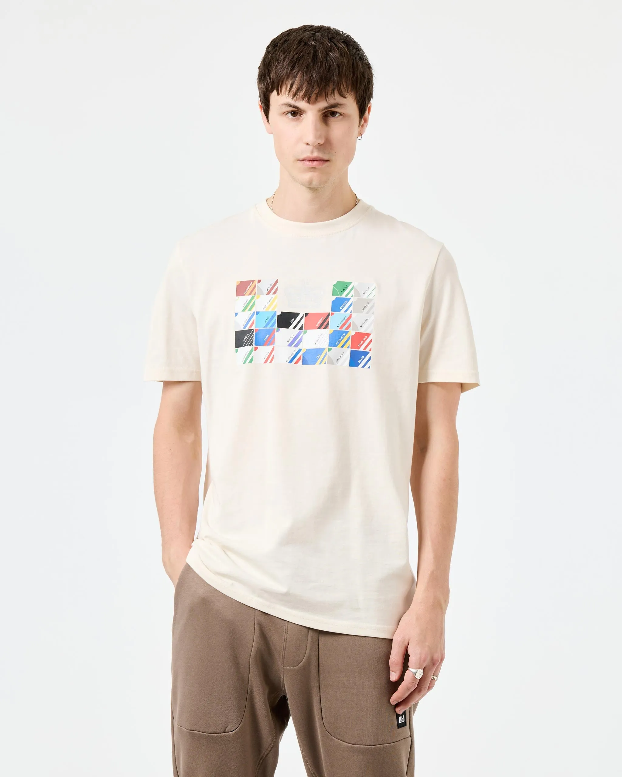 Alpha Graphic T-Shirt Ivory