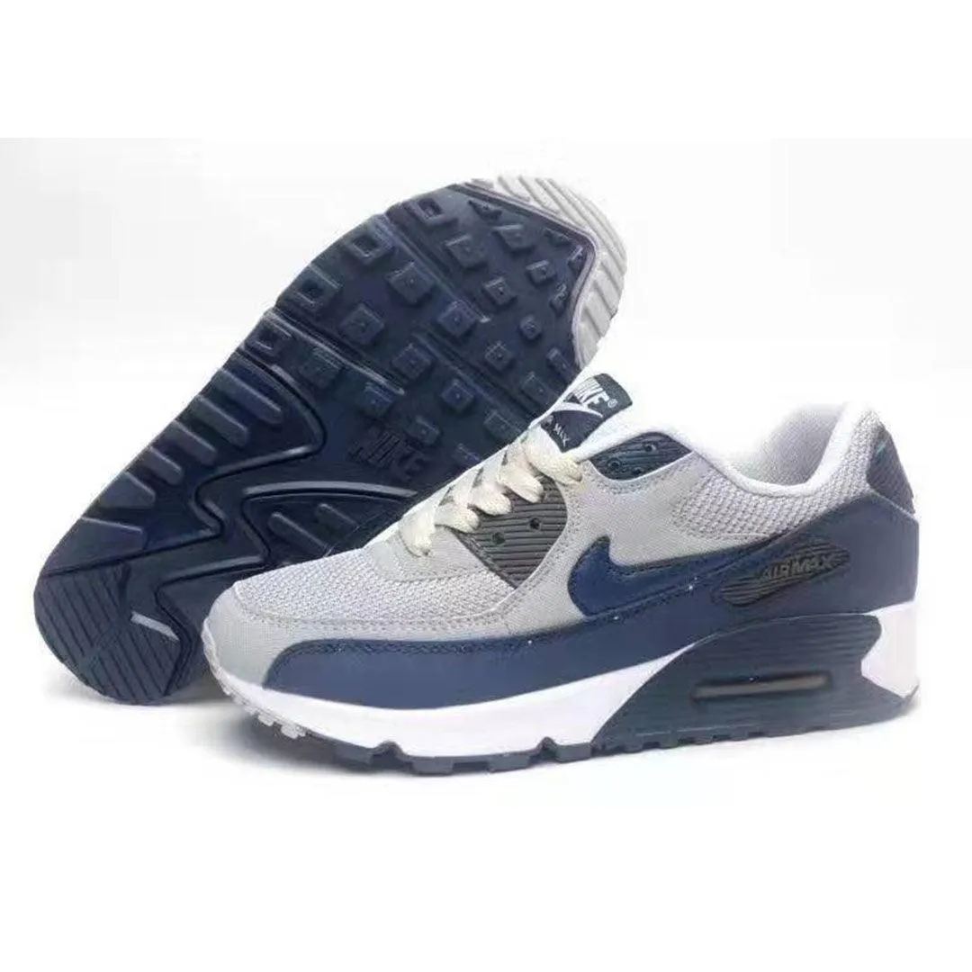 AM 95 Blue Grey Red Running Sneakers