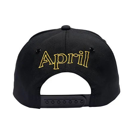 April Skateboards Embroidered Snap-Back Hat