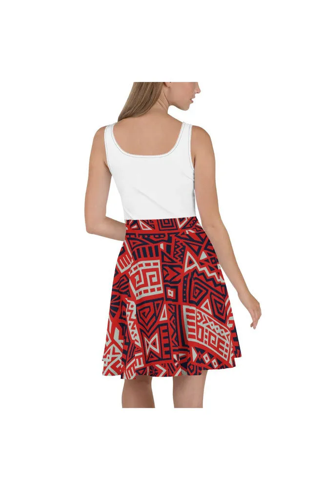 Aztec Skater Dress