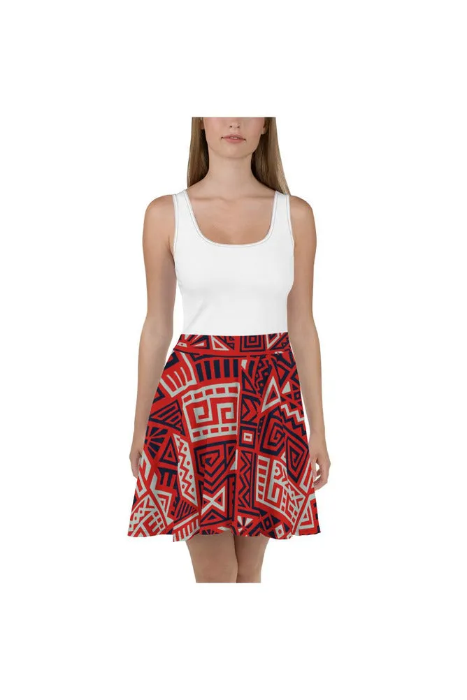 Aztec Skater Dress