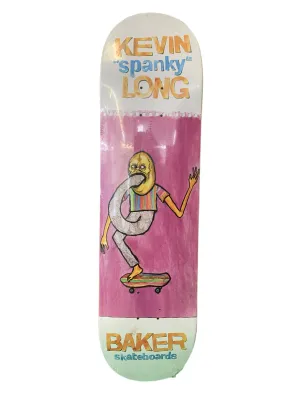 Baker Kevin Spanky Long Skater Art Pink 8.25" Classic Skateboard Deck