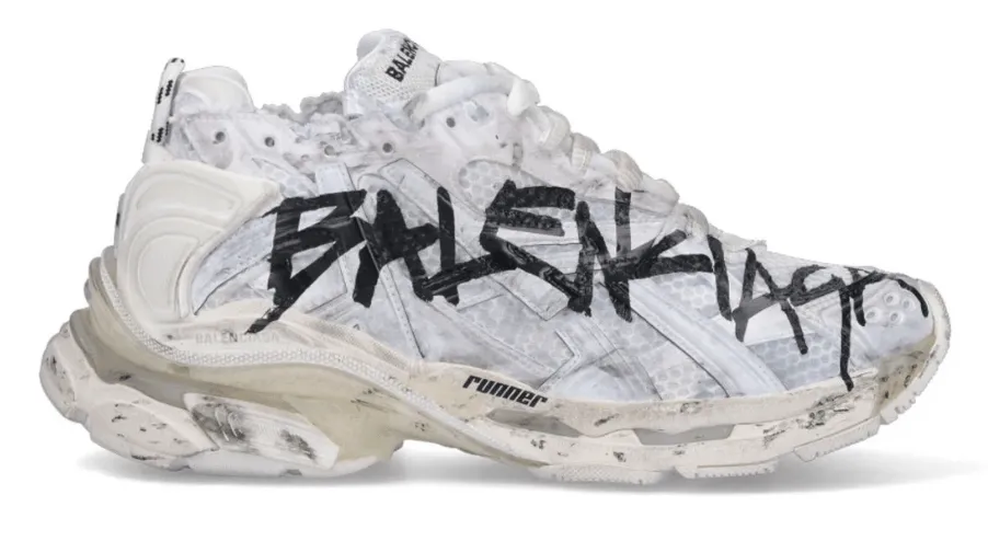 Balenciaga Runner Sneaker Graffiti White