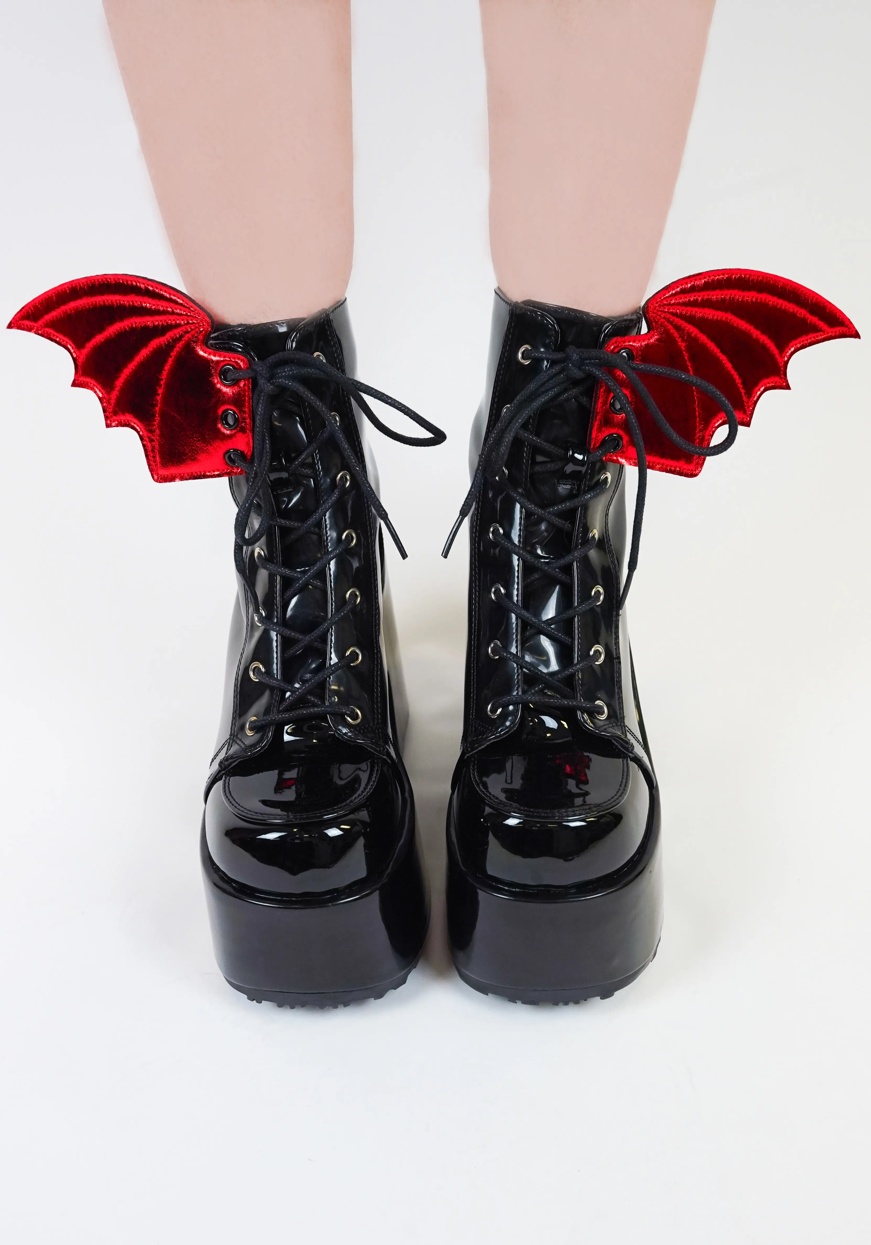 Bat Wings [Red] | SHOE ACCESSORY [PAIR]