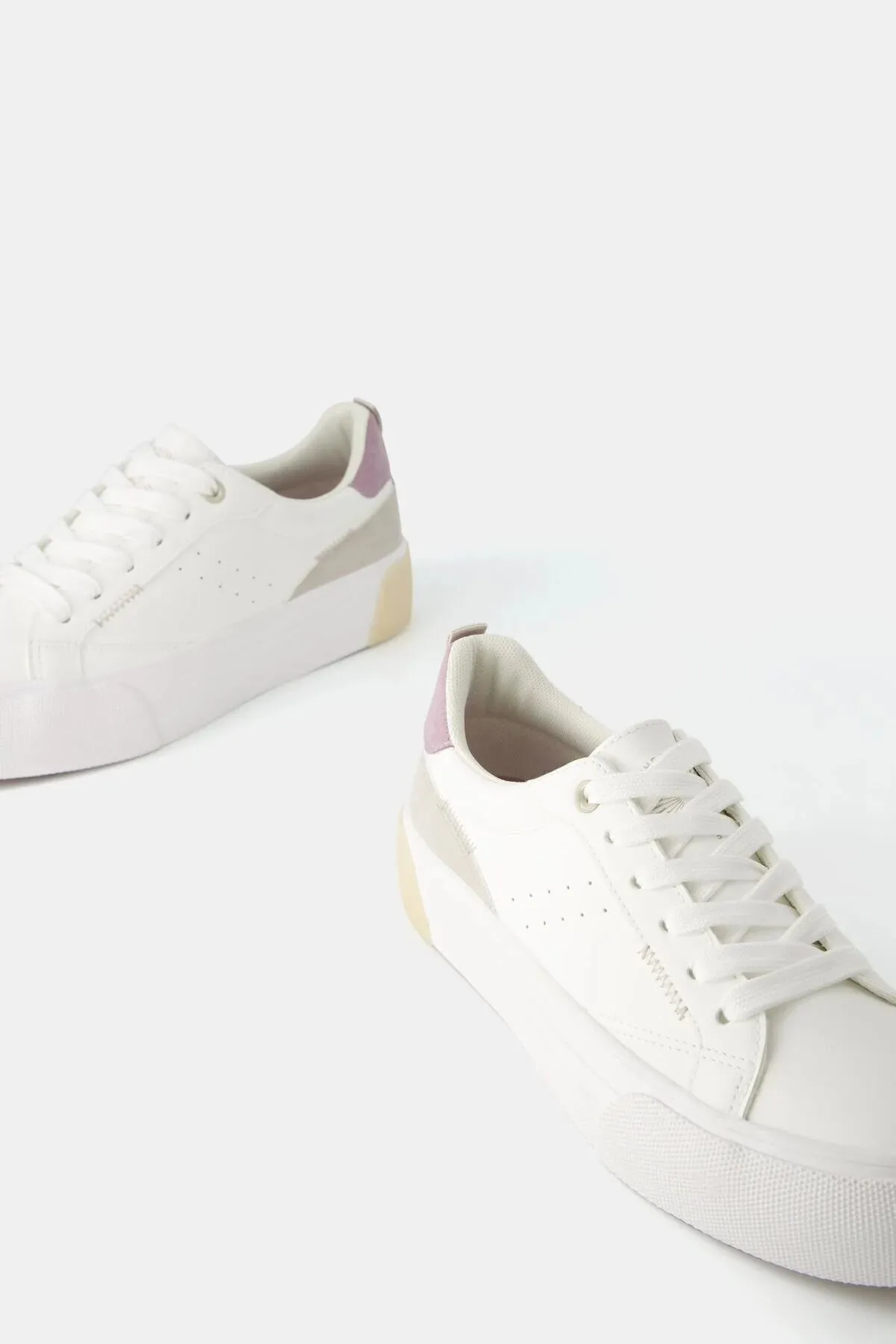 Bershka Women's White Sneakers