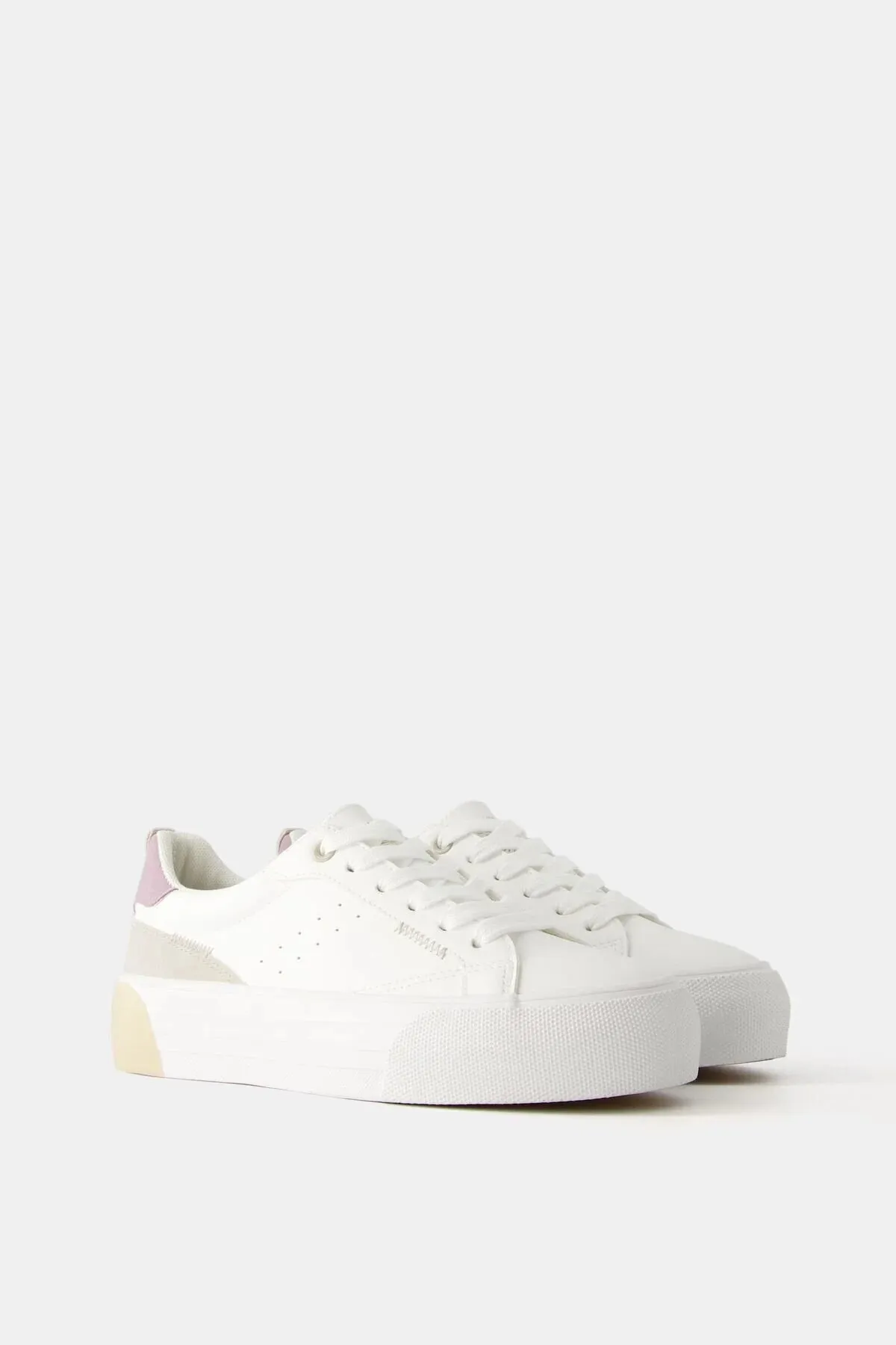 Bershka Women's White Sneakers