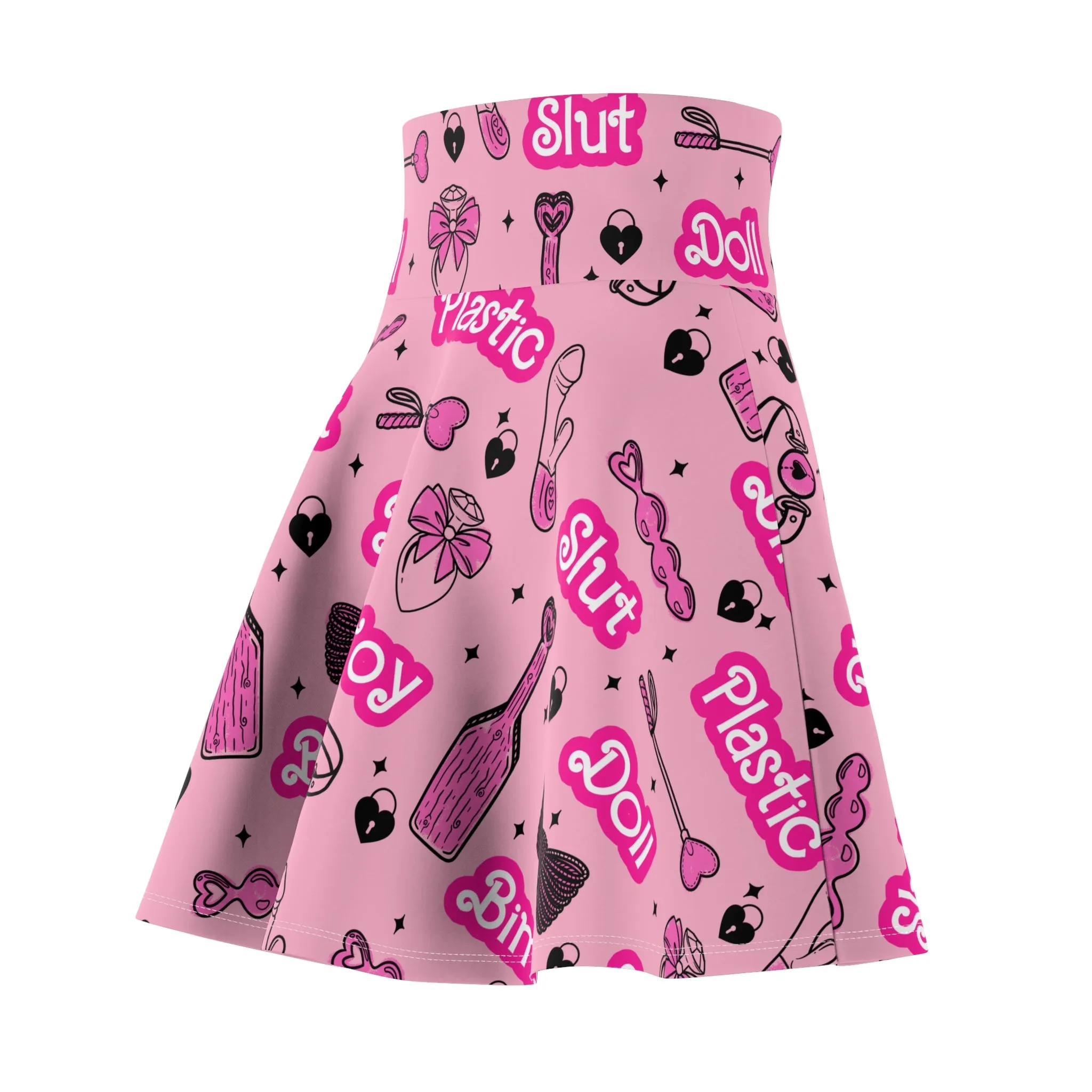 Bimbo Doll Fetish Skater Skirt