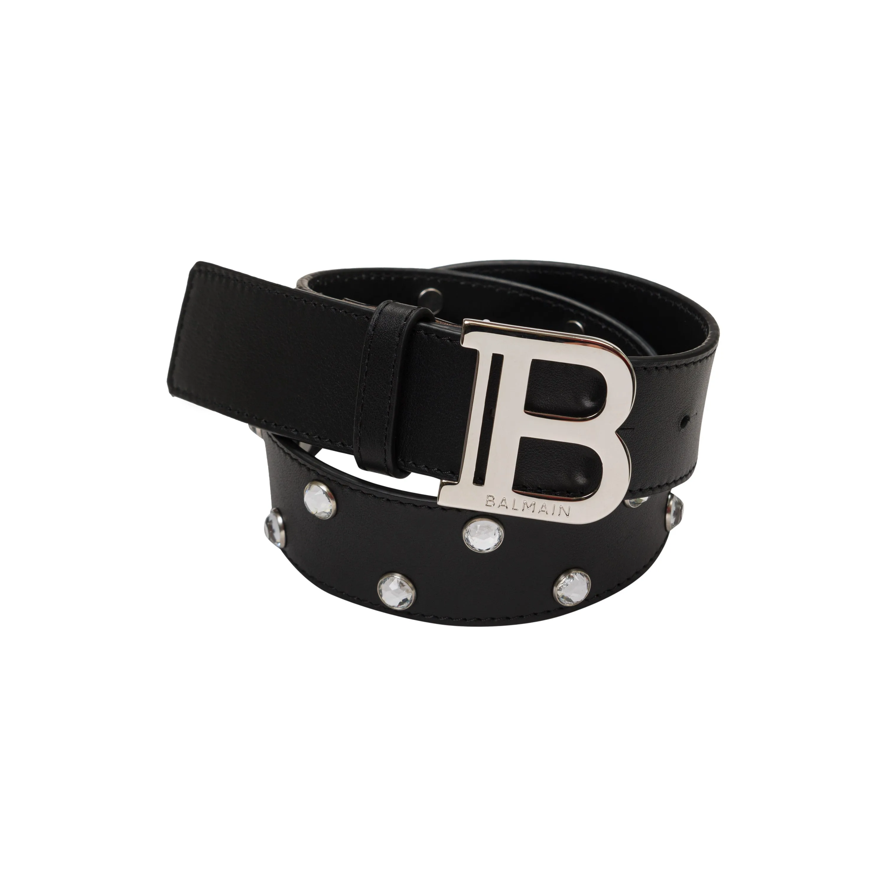 Black Belt with Rhinestones