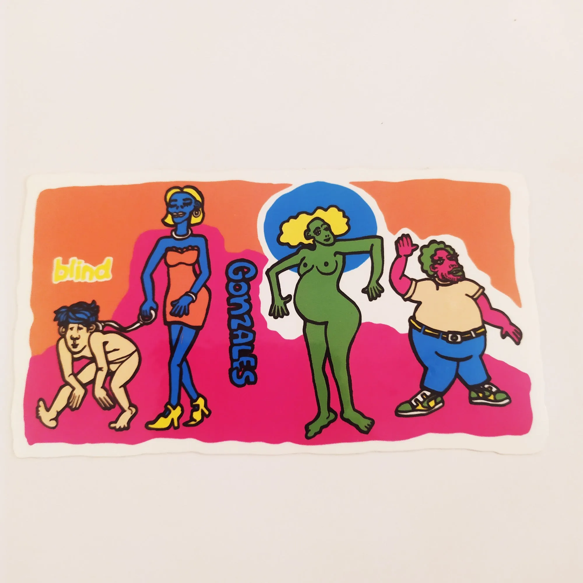 Blind Skateboards Skateboard Sticker - Mark Gonzales Art!