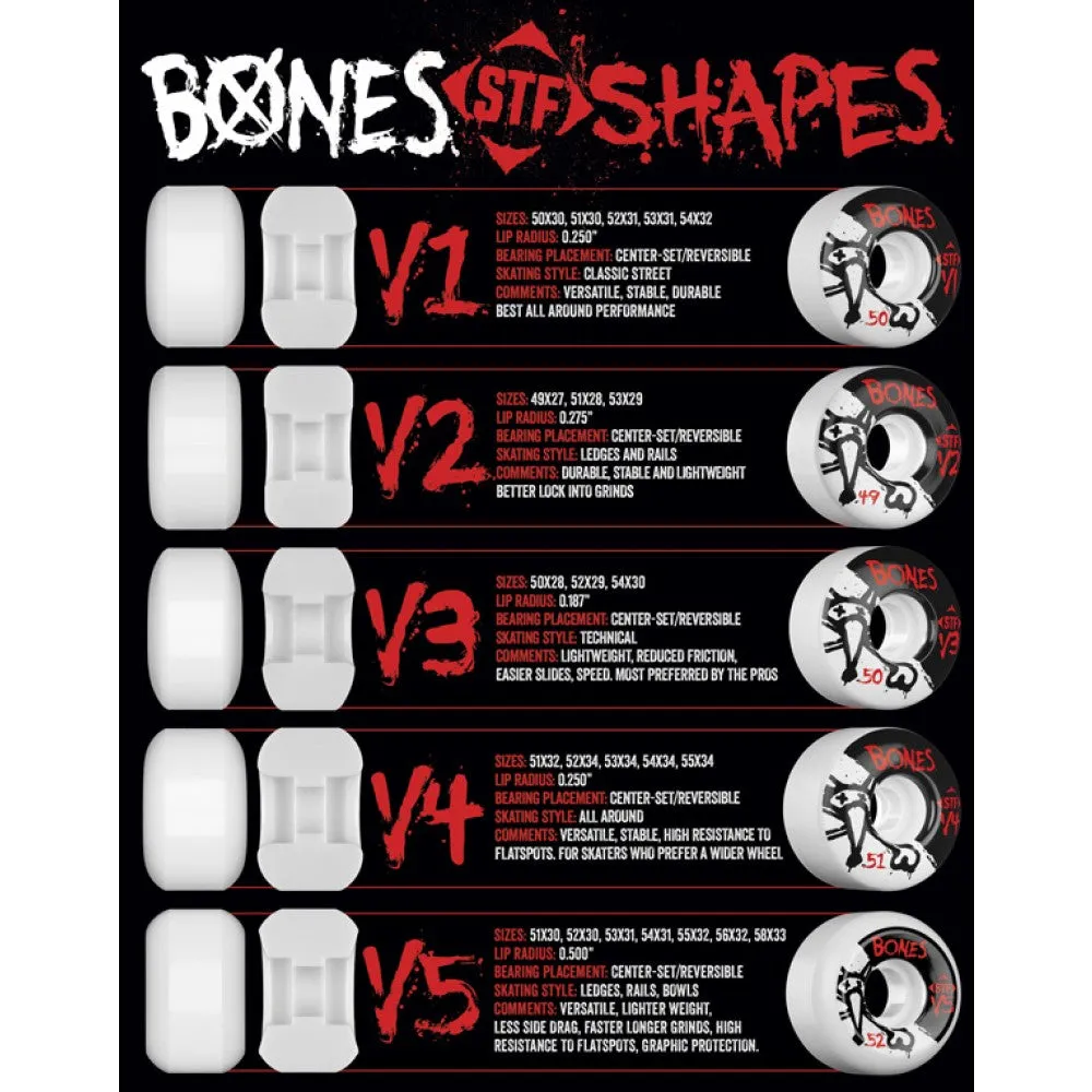 BONES STF - NINETY NINES 99A V3 SLIM (52MM/54MM)