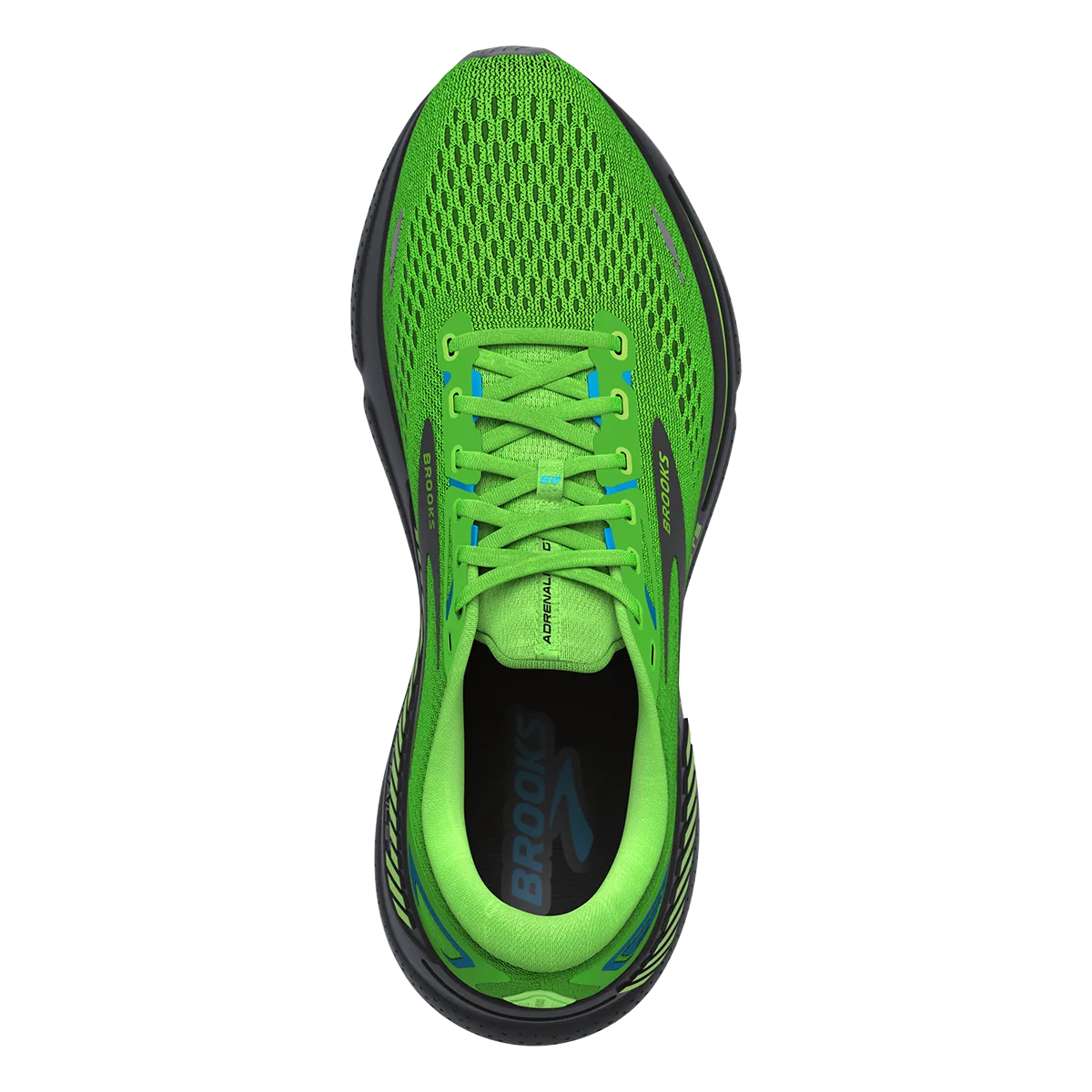 Brooks Adrenaline GTS 23 - Green Gecko - Grey - Atomic Blue