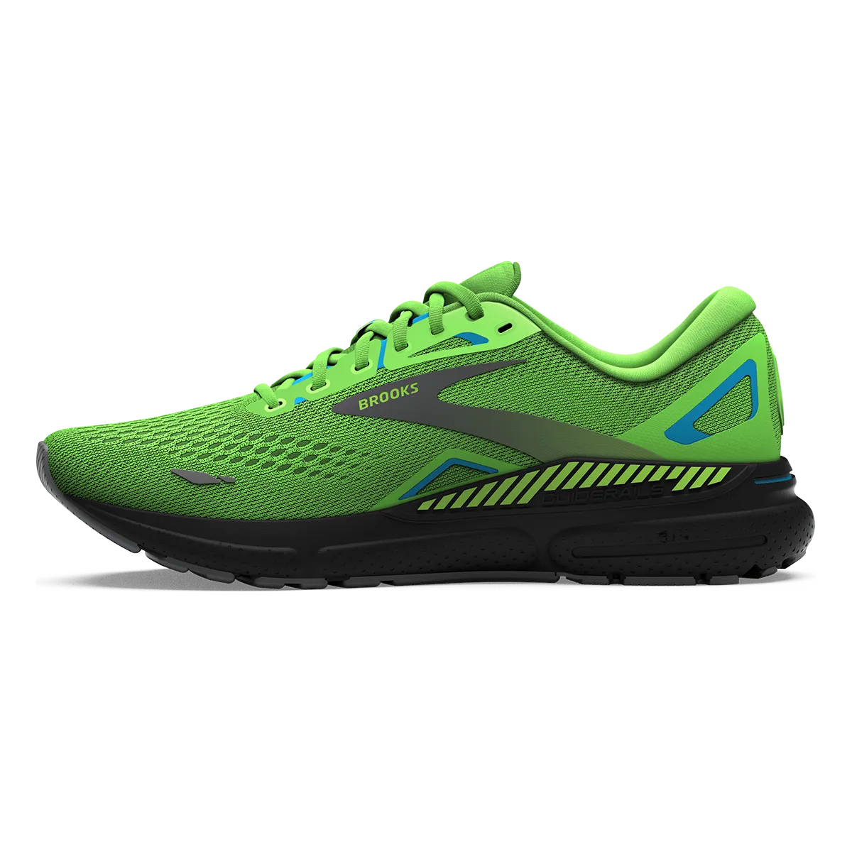 Brooks Adrenaline GTS 23 - Green Gecko - Grey - Atomic Blue