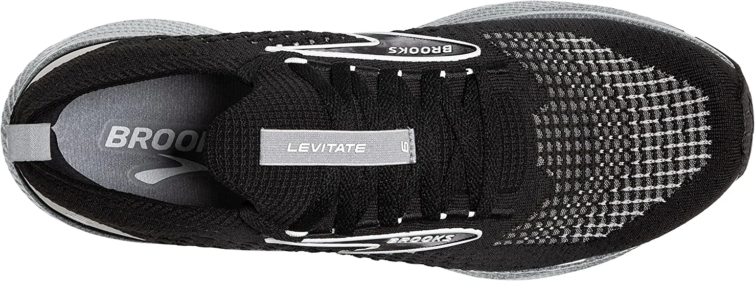 Brooks | Levitate StealthFit 6 | Men's | Black/Grey/Oyster