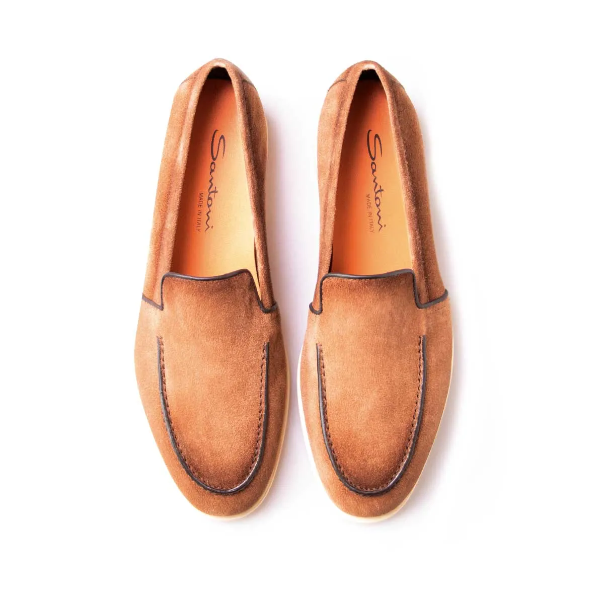 Brown Suede Loafer