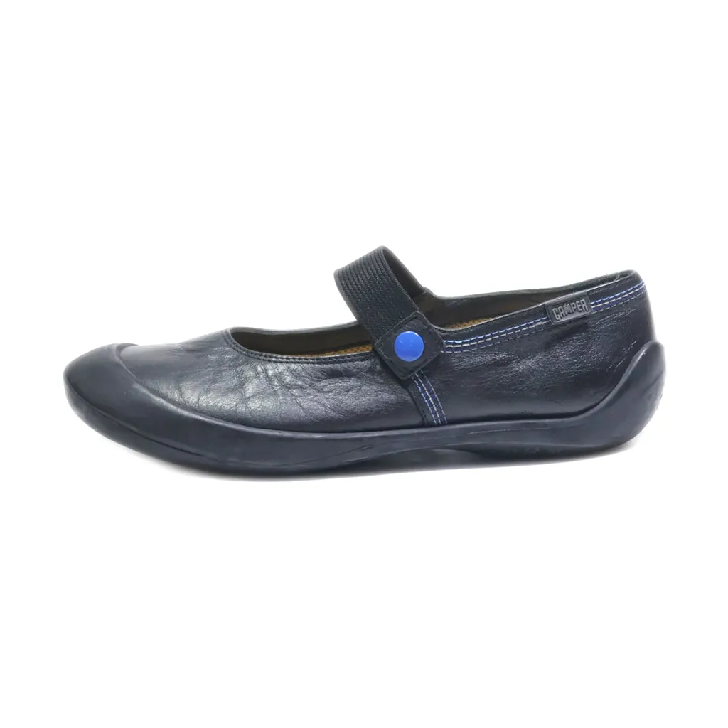 Camper Ballerinas Leather Black Colour For Women