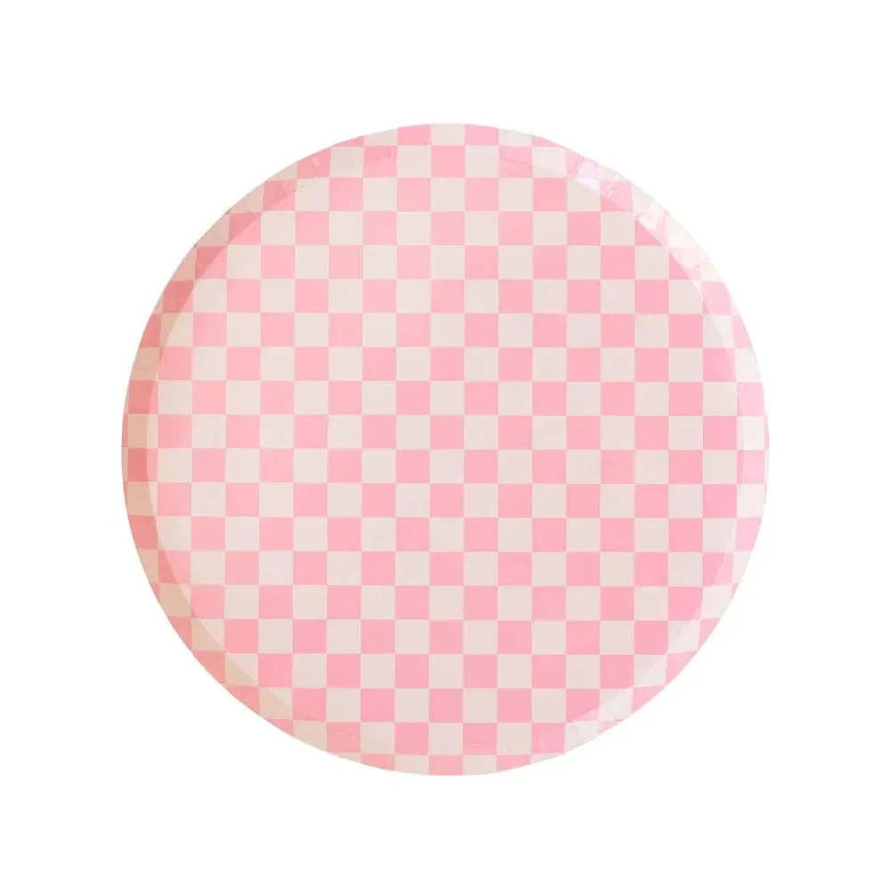 Check It! Tickle Me Pink Dessert Plates