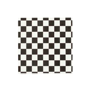 Checkered Classic Napkins Small (Pack 20)