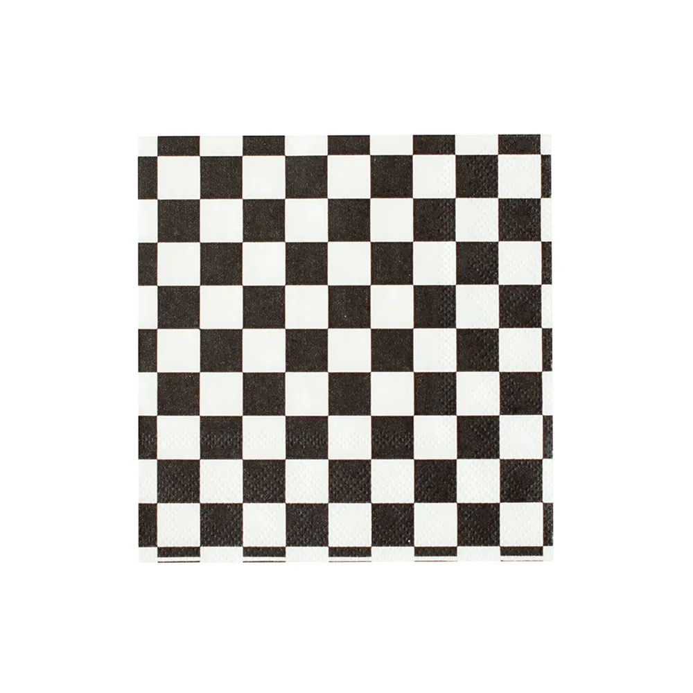 Checkered Classic Napkins Small (Pack 20)