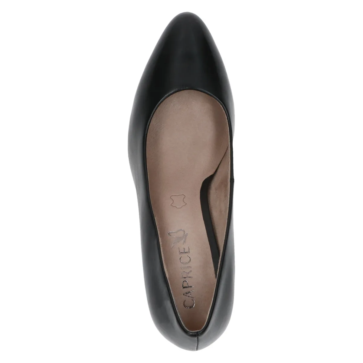 Classic Black Rounded-Toe Pumps