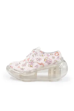 Classic Print Shoes / Pink Cartoon