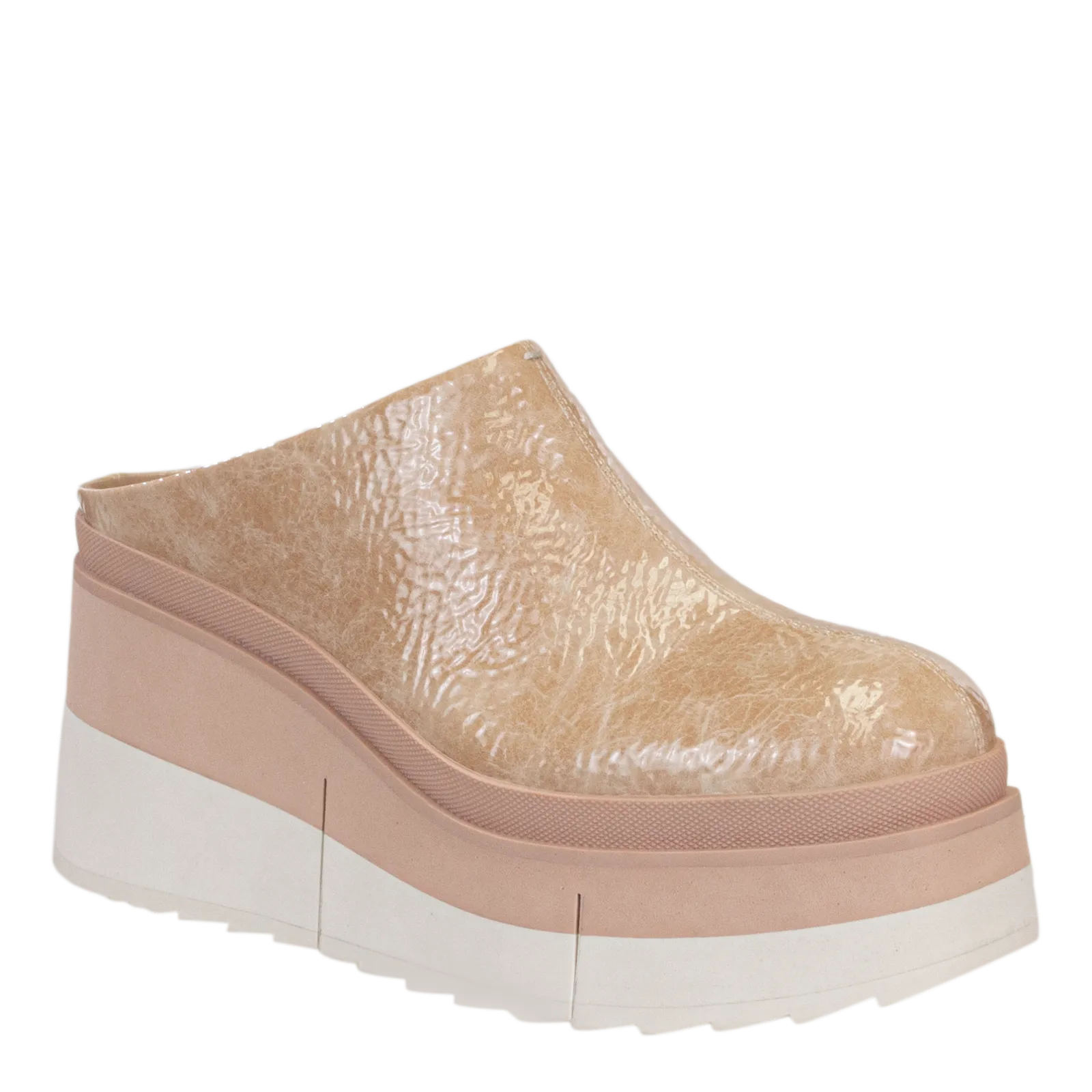 COACH in BEIGE Platform Clogs