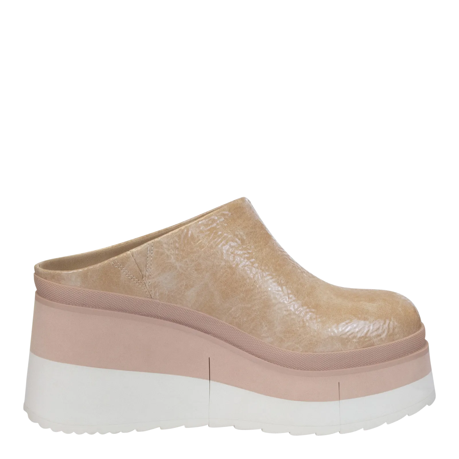 COACH in BEIGE Platform Clogs