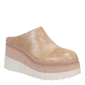 COACH in BEIGE Platform Clogs