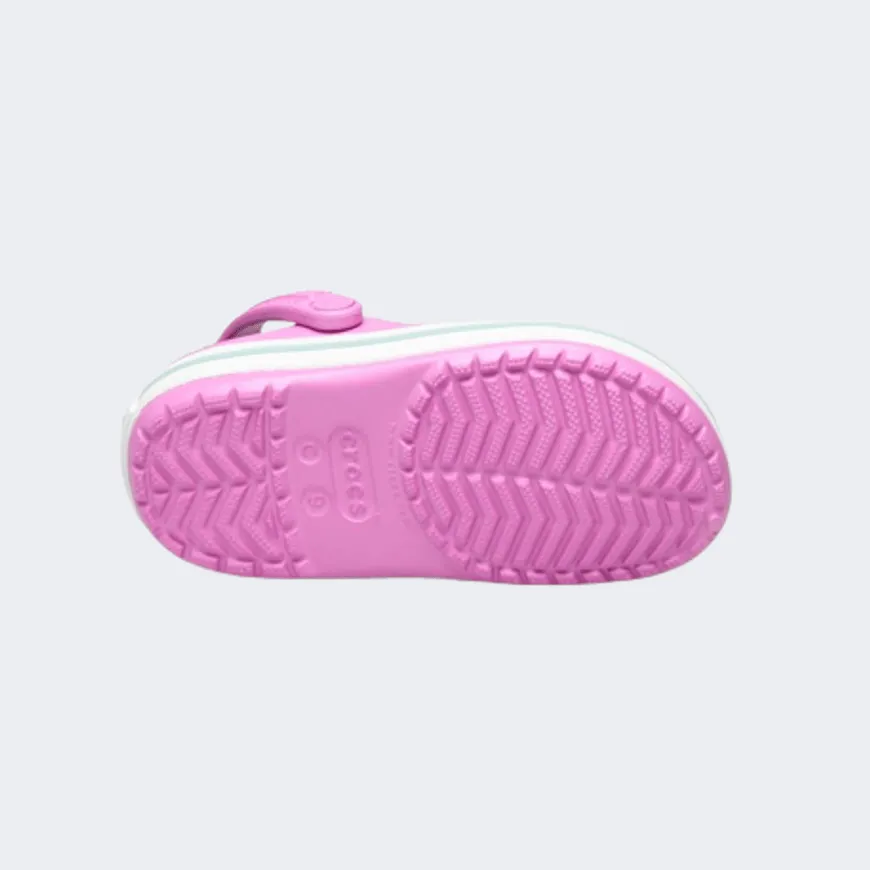 Crocs Crocband Clog T Kids Lifestyle Slippers Taffy Pink