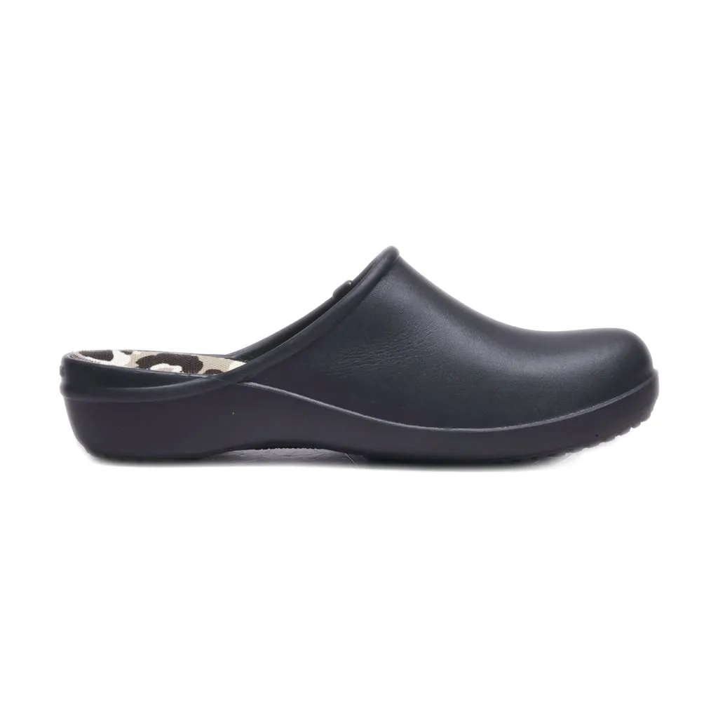 Crocs Tully Ii Mules Rubber Black Colour For Women