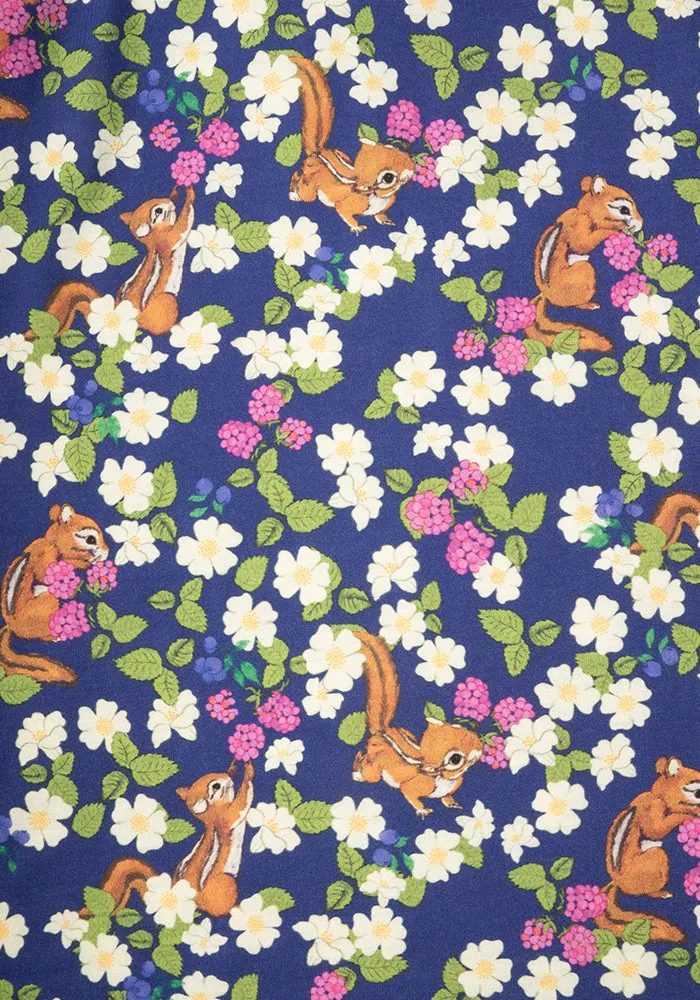 Dale Hiding Chipmunk Print Dress