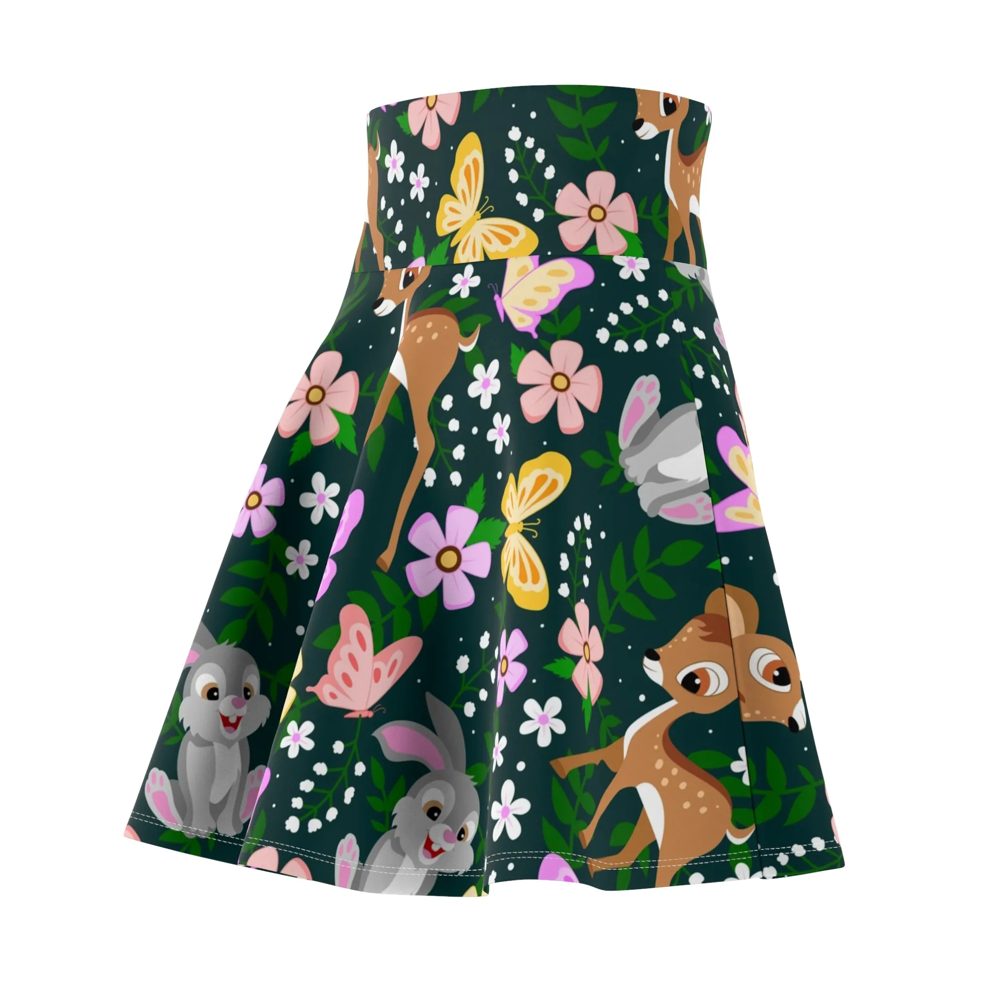 Disney Bambi Forest Friends Women's Skater Skirt