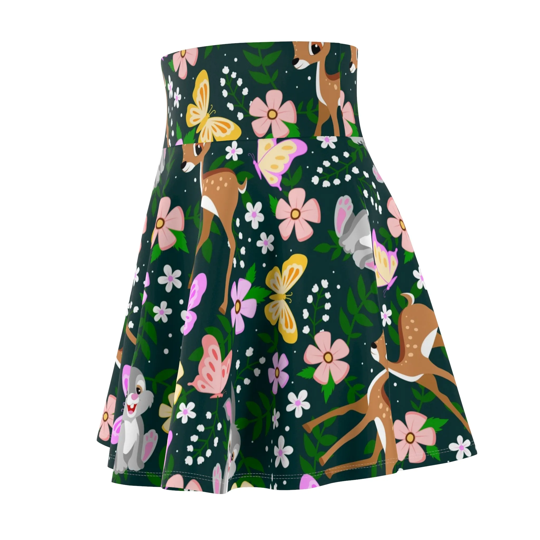 Disney Bambi Forest Friends Women's Skater Skirt