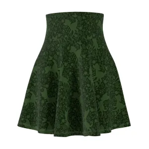 Disney Bambi Forest Silhouette Women's Skater Skirt