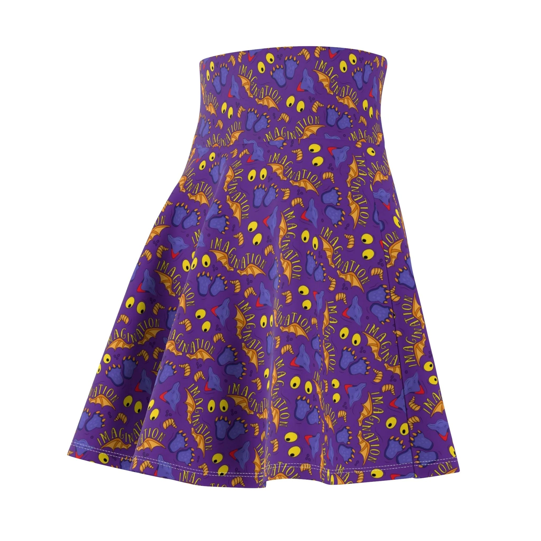 Disney Epcot Figment Imagination Women's Skater Skirt