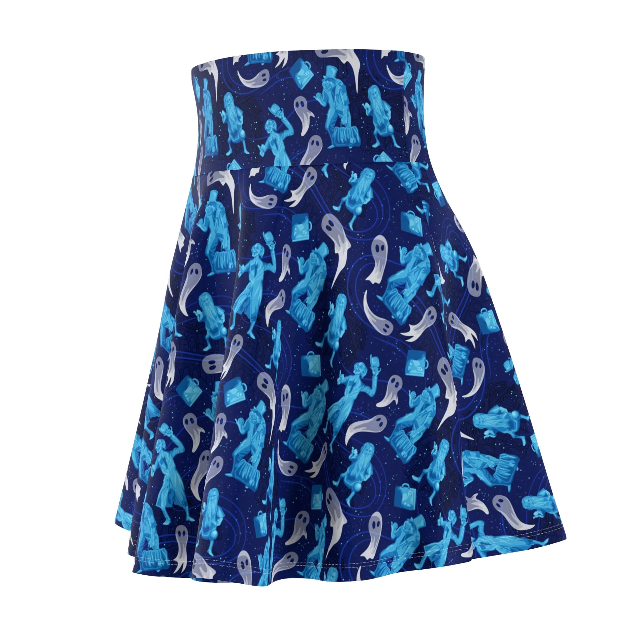 Disney Haunted Mansion Hitchhiking Ghosts Women's Skater Skirt