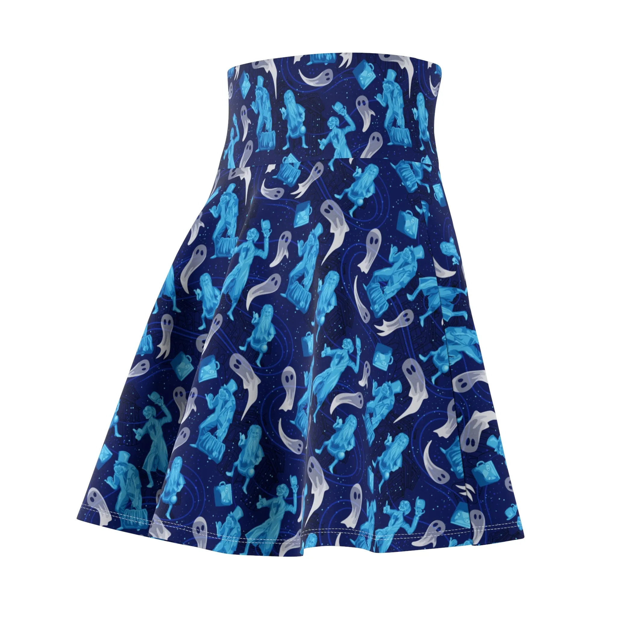 Disney Haunted Mansion Hitchhiking Ghosts Women's Skater Skirt