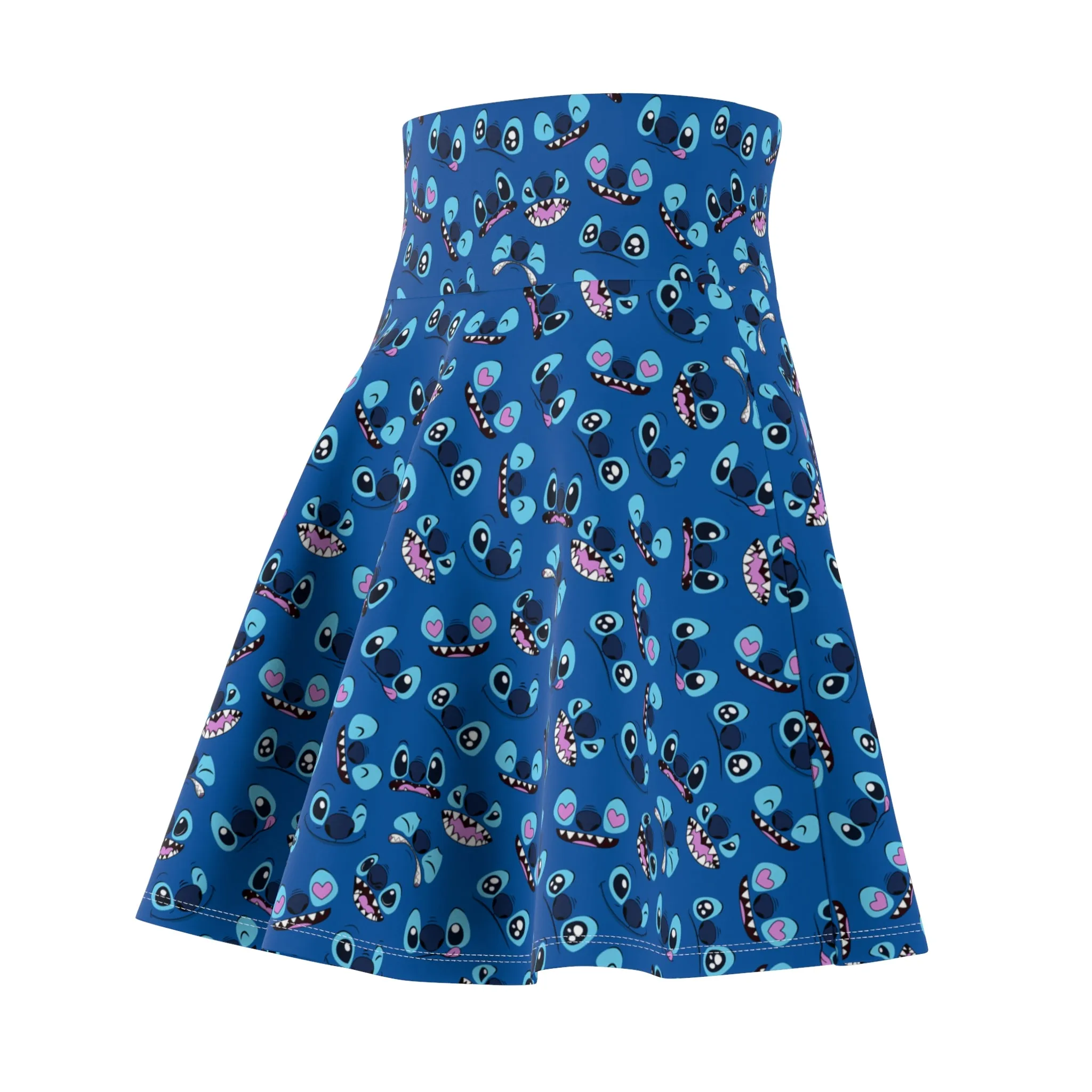 Disney Lilo And Stitch 626 Expressions Women's Skater Skirt